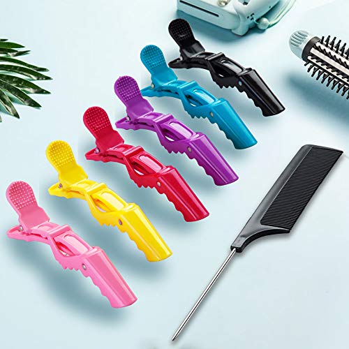 Clips Pelo Para Chica Mujer,30 Piezas Pinzas Pelo Plástico Profesionales Multicolor Para Cortar El Cabello Pasadores Pelo Para Peinado