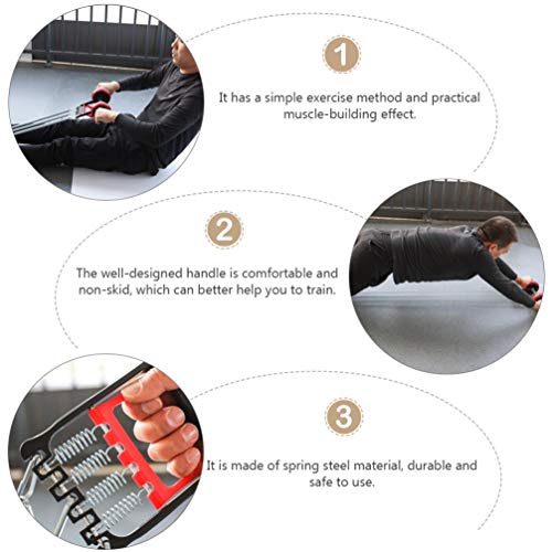 CLISPEED Equipo de Entrenamiento 6-En-1 Barra de Asiento Dispositivo Asistente Expansor de Pecho Rodillo de Ejercicio Abdominal Entrenador de Fuerza para Ejercicio en Casa CLISPEED Equipo de Entrenamiento 6-En-1 Barra de Asiento Dispositivo Asistente Expansor de Pecho Rodillo de Ejercicio Abdominal Entrenador de Fuerza para Ejercicio en Casa