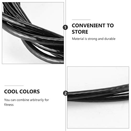 CLISPEED Fit Pull up Band Cable de Acero Resistente Cable de Gimnasio Gimnasio Polea de Fitness Accesorios (2. 5M)