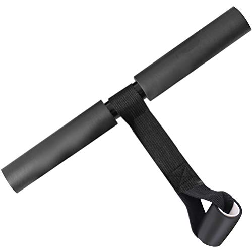 CLISPEED Sit Up Bar Waist Belly Exercise Tool Leg Muscle Training Abdominal Fitness Helper Adults Women Men Black CLISPEED Sit Up Bar Waist Belly Exercise Tool Leg Muscle Training Abdominal Fitness Helper Adults Women Men Black