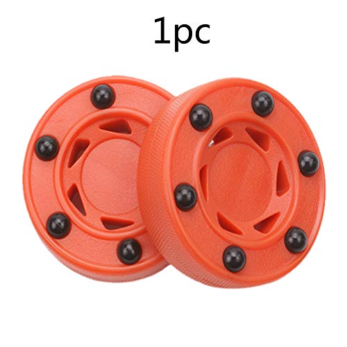 CLIUS ller Hockey Puck Orange Profesional und Ruedas ABS Durable Gh Densidad Accesorios Perfectamente Equilibrio Anti ll Práctica