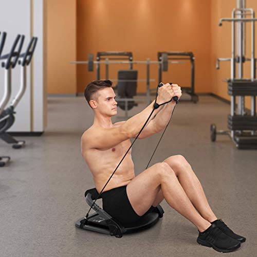 CLJ QWER Entrenador de Ejercicios para el núcleo y los Abdominales, máquina de Entrenamiento de Abdominales para la construcción de músculos de Todo el Cuerpo, Equipo de Gimnasio en casa para