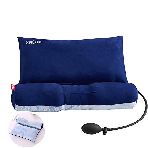 ClothHouse Cassia Almohada Cervical Reparación Espina Cervical Adulto Especial para Dormir Cuello Almohada Corrección Almohada Núcleo Redondo,Blue ClothHouse Cassia Almohada Cervical Reparación Espina Cervical Adulto Especial para Dormir Cuello Almohada Corrección Almohada Núcleo Redondo,Blue