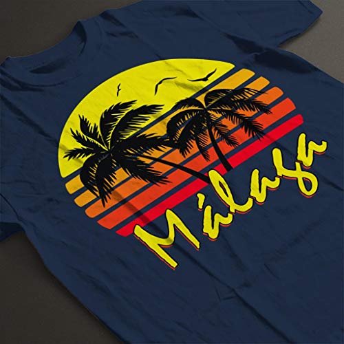 Cloud City 7 Malaga Vintage Sun Men's T-Shirt Cloud City 7 Malaga Vintage Sun Men's T-Shirt