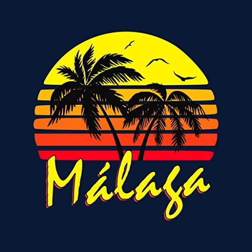 Cloud City 7 Malaga Vintage Sun Men's T-Shirt Cloud City 7 Malaga Vintage Sun Men's T-Shirt