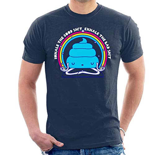 Cloud City 7 Namashite Yoga Poop Men's T-Shirt Cloud City 7 Namashite Yoga Poop Men's T-Shirt