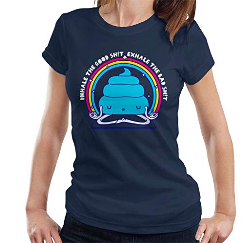 Cloud City 7 Namashite Yoga Poop Women's T-Shirt