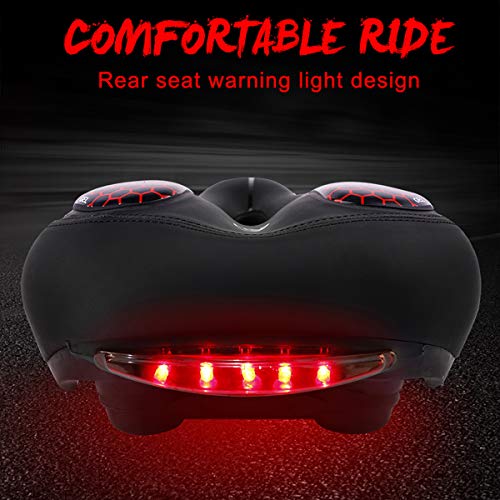 CLOUD POWER Sillín De Bicicleta Asiento De Bicicleta Hueco Y Ergonómico Impermeable Y Transpirable con Luz Trasera Bici, para MTB, Mountain, Ciudad Bicicletas CLOUD POWER Sillín De Bicicleta Asiento De Bicicleta Hueco Y Ergonómico Impermeable Y Transpirable con Luz Trasera Bici, para MTB, Mountain, Ciudad Bicicletas
