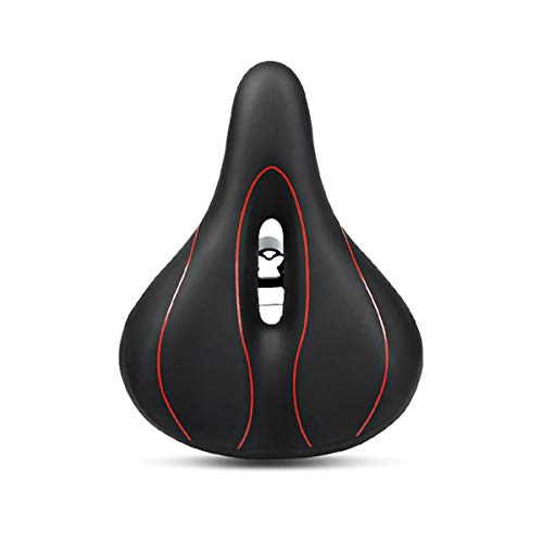 CLOUD POWER Sillín De Bicicleta Asiento De Bicicleta Sillín De Bicicleta Hueco Y Ergonómico con Luz Trasera Bici, Impermeable Y Transpirable, para MTB, Mountain, Ciudad Bicicletas,B CLOUD POWER Sillín De Bicicleta Asiento De Bicicleta Sillín De Bicicleta Hueco Y Ergonómico con Luz Trasera Bici, Impermeable Y Transpirable, para MTB, Mountain, Ciudad Bicicletas,B