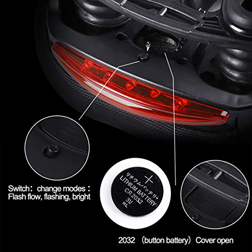 CLOUD POWER Sillín De Bicicleta con Luz Trasera Bici, Asiento De Bicicleta Hueco Y Ergonómico Impermeable Y Transpirable, para MTB, Mountain, Ciudad Bicicletas CLOUD POWER Sillín De Bicicleta con Luz Trasera Bici, Asiento De Bicicleta Hueco Y Ergonómico Impermeable Y Transpirable, para MTB, Mountain, Ciudad Bicicletas