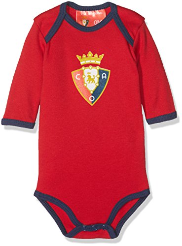 Club Atlético Osasuna Bodosa Body, Infantil, Multicolor (Negro/Rojo), 12