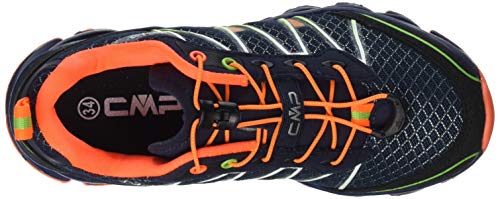 CMP – F.lli Campagnolo Kids Altak Shoe 2.0, Zapatillas de Trail Running Unisex niños, Multicolor Navy Mint Orange Fluo 97bd, 31 EU