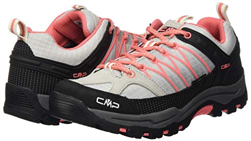 CMP – F.lli Campagnolo Kids Rigel Low Trekking Shoe WP, Zapatillas de Senderismo Unisex niños, Flamingo 30te-Lámpara de Techo, 34 EU