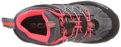 CMP Rigel, Zapatos de Low Rise Senderismo Unisex Niños, Gris (Grey-Red Fluo), 32 EU CMP Rigel, Zapatos de Low Rise Senderismo Unisex Niños, Gris (Grey-Red Fluo), 32 EU