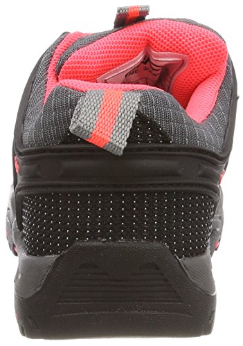 CMP Rigel, Zapatos de Low Rise Senderismo Unisex Niños, Gris (Grey-Red Fluo), 32 EU