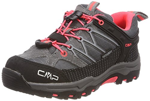 CMP Rigel, Zapatos de Low Rise Senderismo Unisex Niños, Gris (Grey-Red Fluo), 32 EU CMP Rigel, Zapatos de Low Rise Senderismo Unisex Niños, Gris (Grey-Red Fluo), 32 EU