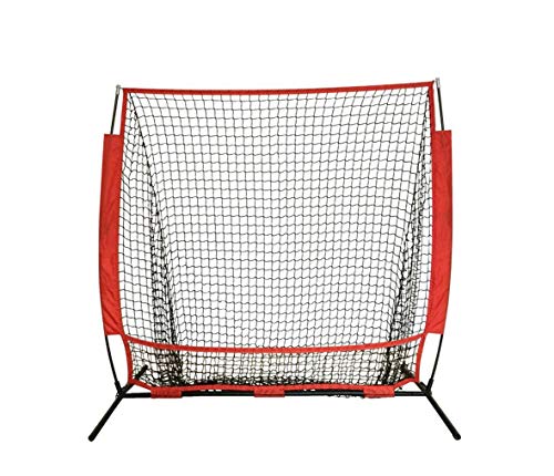 CN-WSC Red de Entrenamiento para Béisbol Red de Entrenamiento de Bateo, Red de Entrenamiento con Bolsa de Transporte con Zona de Huelga Golpear Bateo Catching Lanzador 5 * 5ft