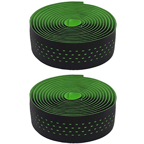 CNC Cinta de Manillar para Bicicleta Carretera Montaña Ciclismo, Verde, 2 Piezas CNC Cinta de Manillar para Bicicleta Carretera Montaña Ciclismo, Verde, 2 Piezas