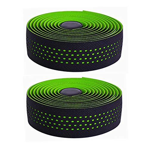 CNC Cinta de Manillar para Bicicleta Carretera Montaña Ciclismo, Verde, 2 Piezas CNC Cinta de Manillar para Bicicleta Carretera Montaña Ciclismo, Verde, 2 Piezas