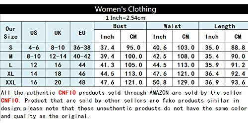 CNFIO Vestidos Mujer Casual Camisetas Mujer Manga Larga Cuello en V Blusas para Mujer Tops Mujer