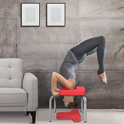 CNRRT Banco para Sirsasana - Taburete de Yoga, Silla de Yoga, Yoga Familiar, Gimnasio, Taburete de Yoga y oacute: alivie la Fatiga, Mejora la Aptitud física, un