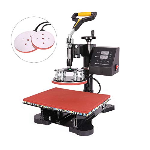 CO-Z 8 en 1 Prensa de Calor 1250W 30X38CM Prensa Térmica Giratoria con Pantalla LED Máquina de Impresión de Calor para Camiseta/Máscara/Bolsa (8 EN 1) CO-Z 8 en 1 Prensa de Calor 1250W 30X38CM Prensa Térmica Giratoria con Pantalla LED Máquina de Impresión de Calor para Camiseta/Máscara/Bolsa (8 EN 1)