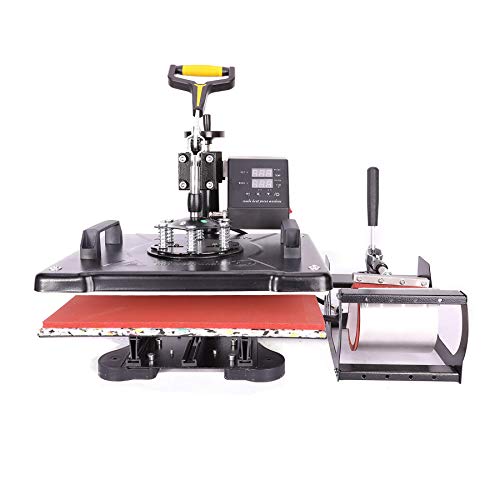 CO-Z 8 en 1 Prensa de Calor 1250W 30X38CM Prensa Térmica Giratoria con Pantalla LED Máquina de Impresión de Calor para Camiseta/Máscara/Bolsa (8 EN 1) CO-Z 8 en 1 Prensa de Calor 1250W 30X38CM Prensa Térmica Giratoria con Pantalla LED Máquina de Impresión de Calor para Camiseta/Máscara/Bolsa (8 EN 1)