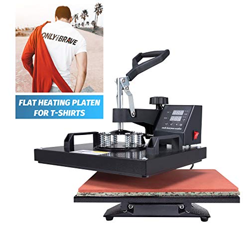 CO-Z Prensa de Calor 30 X 38CM Impresora para Camisetas con Control Digital Dual Máquina Plancha Termica Sublimacion Giratoria de 360 Grados (30 x 38 cm) CO-Z Prensa de Calor 30 X 38CM Impresora para Camisetas con Control Digital Dual Máquina Plancha Termica Sublimacion Giratoria de 360 Grados (30 x 38 cm)