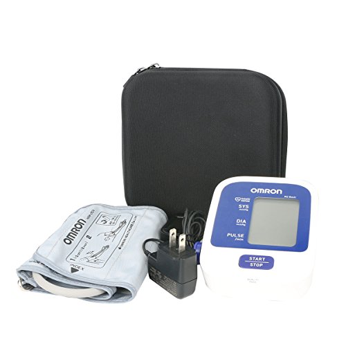 co2CREA Almacenamiento Viajar que Lleva Caja Bolsa Fundas para Omron OM-M2 Basic Tensiómetro de Brazo para Adaptador co2CREA Almacenamiento Viajar que Lleva Caja Bolsa Fundas para Omron OM-M2 Basic Tensiómetro de Brazo para Adaptador