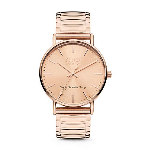 CO88 Collection 8CW 10059 Reloj de Mujer - Acero Inoxidable expandible - Ø 36 mm - Oro Rosa/Oro Rosa CO88 Collection 8CW 10059 Reloj de Mujer - Acero Inoxidable expandible - Ø 36 mm - Oro Rosa/Oro Rosa