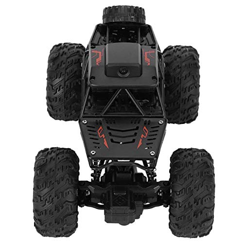 Coche de Control Remoto 1:18 2.4G RC Crawler Car Toy 360 ° Doble Giro Lateral Vehículo Todoterreno Juguete con cámara para niños