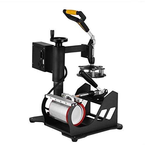 Cocoarm Impresora de transferencia térmica 5 en 1 para impresora de transferencia térmica para placa de taza para camiseta, prensa de calor giratoria a 360 grados Cocoarm Impresora de transferencia térmica 5 en 1 para impresora de transferencia térmica para placa de taza para camiseta, prensa de calor giratoria a 360 grados