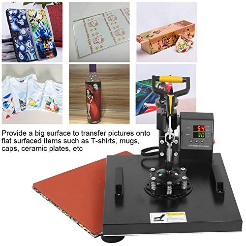 Cocoarm Impresora de transferencia térmica 5 en 1 para impresora de transferencia térmica para placa de taza para camiseta, prensa de calor giratoria a 360 grados Cocoarm Impresora de transferencia térmica 5 en 1 para impresora de transferencia térmica para placa de taza para camiseta, prensa de calor giratoria a 360 grados