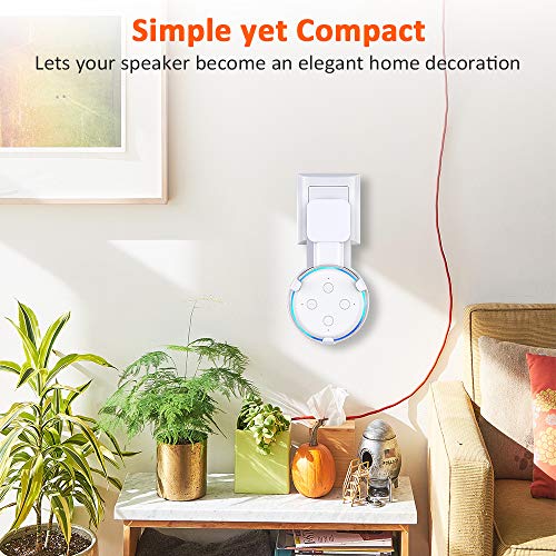 Cocoda Soporte de Pared para Dot 3.ª Generación,Altavoces Doméstico Inteligentes Accesorios (Blanco) Cocoda Soporte de Pared para Dot 3.ª Generación,Altavoces Doméstico Inteligentes Accesorios (Blanco)