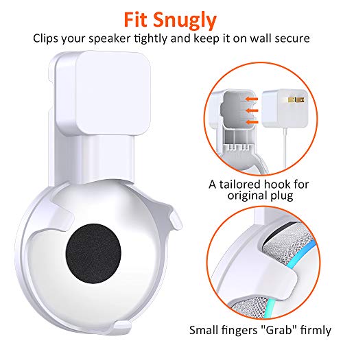 Cocoda Soporte de Pared para Dot 3.ª Generación,Altavoces Doméstico Inteligentes Accesorios (Blanco) Cocoda Soporte de Pared para Dot 3.ª Generación,Altavoces Doméstico Inteligentes Accesorios (Blanco)