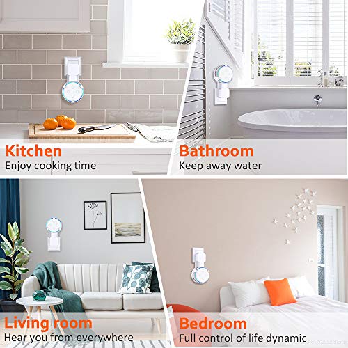 Cocoda Soporte de Pared para Dot 3.ª Generación,Altavoces Doméstico Inteligentes Accesorios (Blanco) Cocoda Soporte de Pared para Dot 3.ª Generación,Altavoces Doméstico Inteligentes Accesorios (Blanco)
