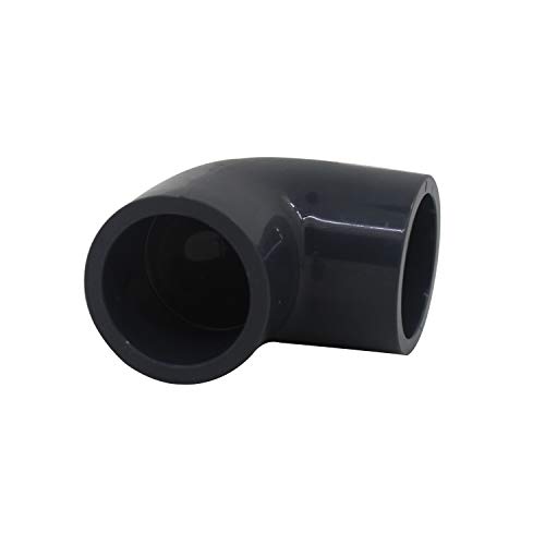 Codo 90 grados pvc 20 25 32 40 50 63 75 90 110mm manguito pvc racor codo hembra adaptador conector pvc PN16 (Diámetro Interno 25mm) Codo 90 grados pvc 20 25 32 40 50 63 75 90 110mm manguito pvc racor codo hembra adaptador conector pvc PN16 (Diámetro Interno 25mm)
