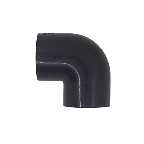 Codo 90 grados pvc 20 25 32 40 50 63 75 90 110mm manguito pvc racor codo hembra adaptador conector pvc PN16 (Diámetro Interno 25mm) Codo 90 grados pvc 20 25 32 40 50 63 75 90 110mm manguito pvc racor codo hembra adaptador conector pvc PN16 (Diámetro Interno 25mm)