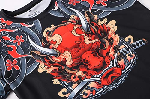 Cody Lundin Camisa de compresión para Hombre Camiseta con Estampado 3D Camiseta de compresión de Gimnasia Top de Manga Larga para Hombre (Style n, M)