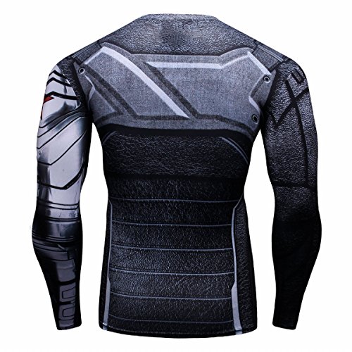 Cody Lundin® de los Hombres Compresión Deporte Apretado Camisa Winter Warrior Cosplay Manga Larga Rutina Ejercicio Camiseta (L) Cody Lundin® de los Hombres Compresión Deporte Apretado Camisa Winter Warrior Cosplay Manga Larga Rutina Ejercicio Camiseta (L)