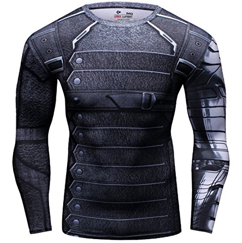 Cody Lundin® de los Hombres Compresión Deporte Apretado Camisa Winter Warrior Cosplay Manga Larga Rutina Ejercicio Camiseta (L) Cody Lundin® de los Hombres Compresión Deporte Apretado Camisa Winter Warrior Cosplay Manga Larga Rutina Ejercicio Camiseta (L)