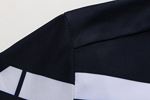 Cody Lundin® Hombres Deporte Apretado Camisa Película Captain héroe Formación Rutina de Ejercicio Capas Base Camiseta (L)