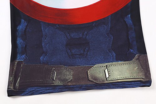 Cody Lundin los Hombres Compresión Armadura América héroe Insignia Fitness Correr Deporte Manga Corta de (XL) Cody Lundin los Hombres Compresión Armadura América héroe Insignia Fitness Correr Deporte Manga Corta de (XL)