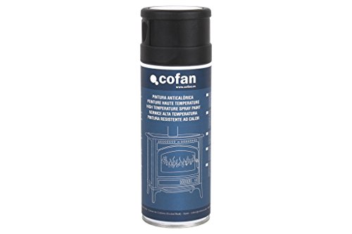 Cofan 15001017 Pintura anti calórica, Negro, 400 ml Cofan 15001017 Pintura anti calórica, Negro, 400 ml