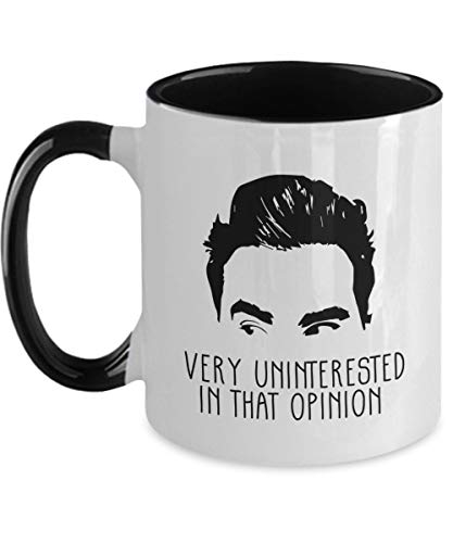 Coffee Mug, 11 oz Very Uninterested in That Opinion- David Rose Quote- Schitt's Creek Mug- Schitt's Creek svg- Schitt's Creek Shirt