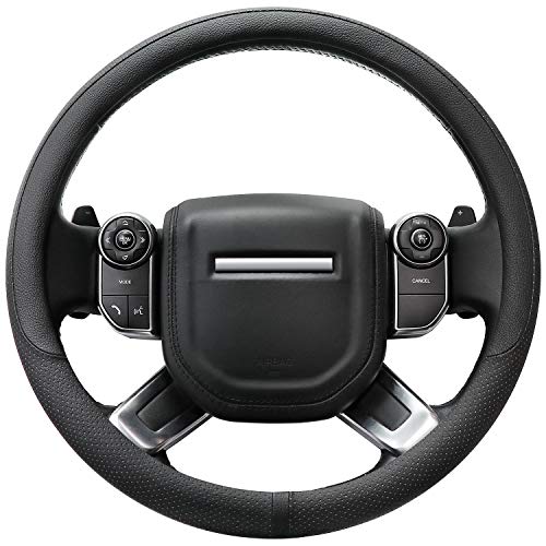 COFIT Cubierta de Volante de Cuero Transpirable y Antideslizante de Microfibra de Cuero L 39.5-41cm Negro COFIT Cubierta de Volante de Cuero Transpirable y Antideslizante de Microfibra de Cuero L 39.5-41cm Negro