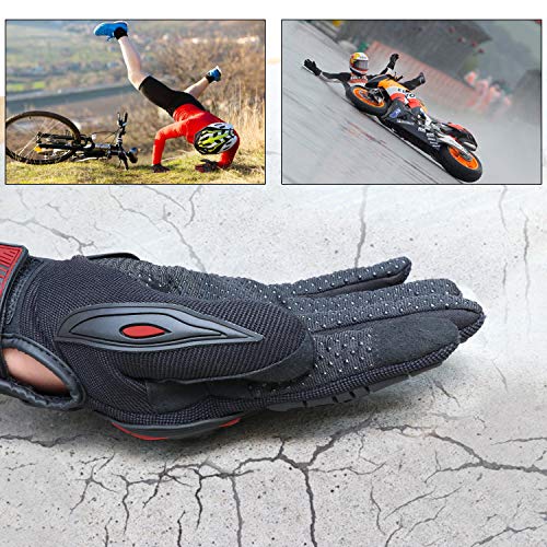 COFIT Guantes de Motos, Guantes de Pantalla Táctil Full Touch para Carreras de Motos, MTB, Escalada, Senderismo y Otros Deportes al Aire Libre - Rojo XL COFIT Guantes de Motos, Guantes de Pantalla Táctil Full Touch para Carreras de Motos, MTB, Escalada, Senderismo y Otros Deportes al Aire Libre - Rojo XL