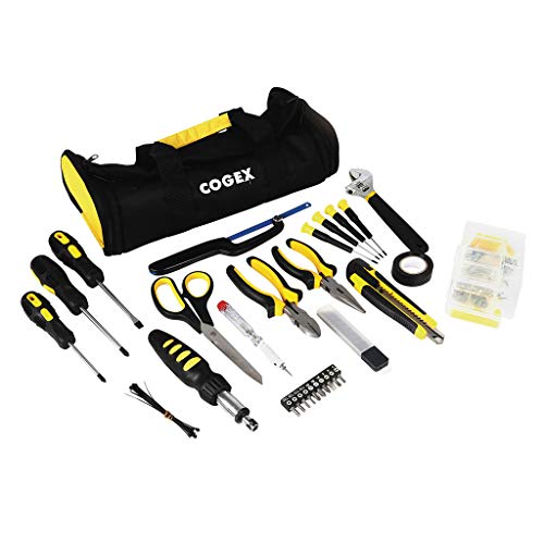 COGEX Funda de herramientas 26 piezas + lote ferretería 220 piezas (21506) (21506) COGEX Funda de herramientas 26 piezas + lote ferretería 220 piezas (21506) (21506)