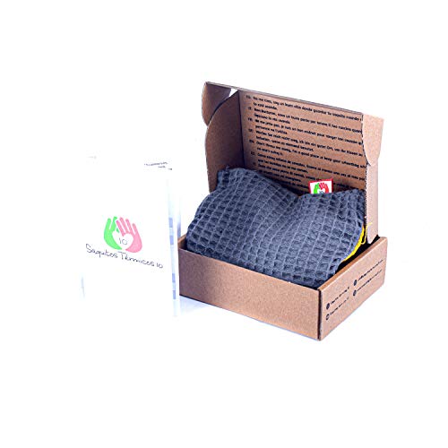 Cojín Anticólicos para Bebés - Saquito Térmico de Semillas Cólicos del Lactante Calentar en Microondas (15x10 cm) - Almohada para Cuna del Recién Nacido, Funda Lavable, Tela Algodón, Lavanda (Gofre) Cojín Anticólicos para Bebés - Saquito Térmico de Semillas Cólicos del Lactante Calentar en Microondas (15x10 cm) - Almohada para Cuna del Recién Nacido, Funda Lavable, Tela Algodón, Lavanda (Gofre)