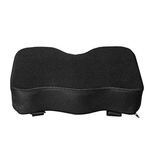 Cojín antideslizante para máquina de remo con espuma viscoelástica más gruesa, funda lavable y correas. También funciona muy bien con bicicleta estática reclinable.